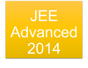 JEE Advanced Admit Card 2014